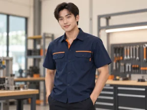 เสื้อช็อปช่างแขนสั้น