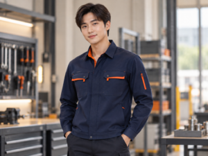 Long sleeve mechanic shop shirt